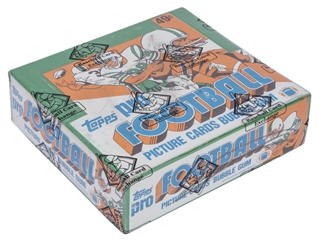 1981 Topps Football Sealed Cello Box (24 Count) -BBCE Certified